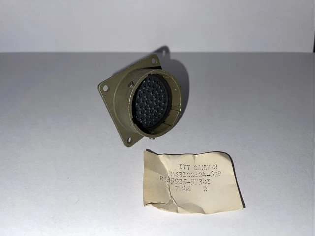 Military Connector NOS MILSPEC MS3122E-24-61P