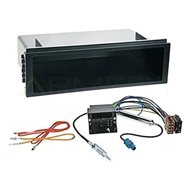 Kit Montage Autoradio 1 DIN Sound-way – Adaptateur + Façade Compatible Smart Forfour 2004-2006