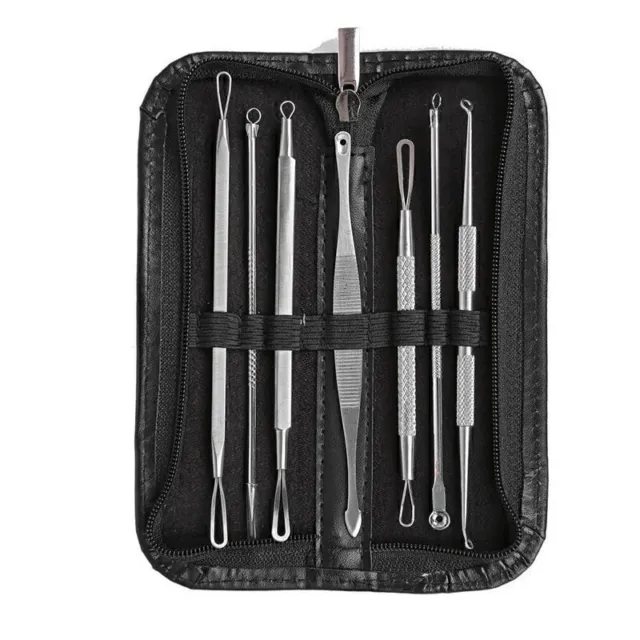 Kit de herramientas removedor de acné extractor de acné comedón espinilla espinilla pop 7 piezas