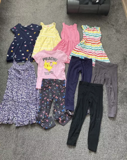 Girls Age 7-8 Years summer Clothes Bundle Next M&S George Dress Leggings Outfits