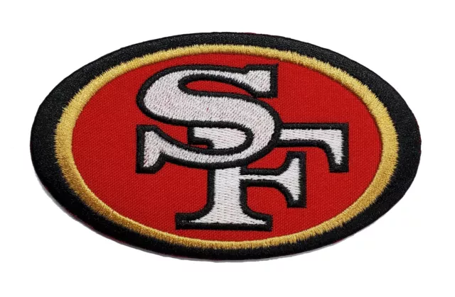 San Francisco 49ers NFL vintage CLASSIC embroidered iron on patch 3.5 X 2”  GradA