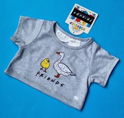 T-shirt natalizie Build A Bear F1  Friends regalo di compleanno ""Duck & Chick"" nuove con etichette