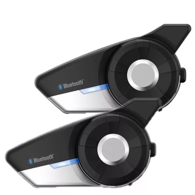 Sena 20S Dual Motorcycle Bluetooth Communication System Dual Pack Unit