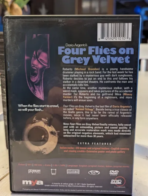 Four Flies on Grey Velvet DVD 2