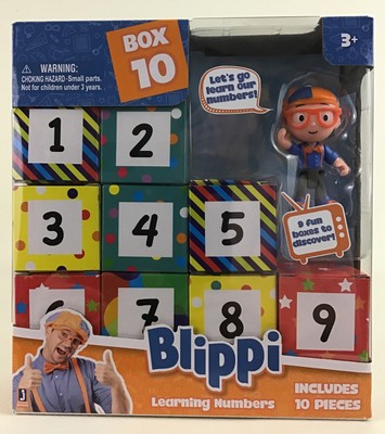 blippi learning numbers toys