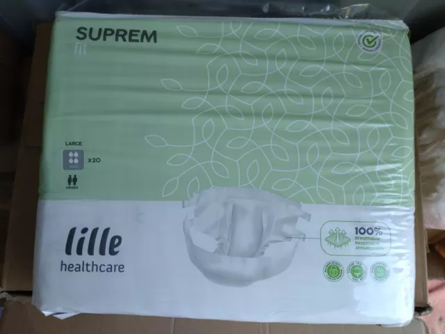 Lille Healthcare SupremFit Maxi Incontinence Slips - Large - Pack of 20