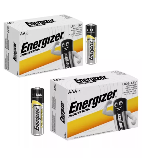 Energizer Industrial Aaa Alkaline Batteries Lr03