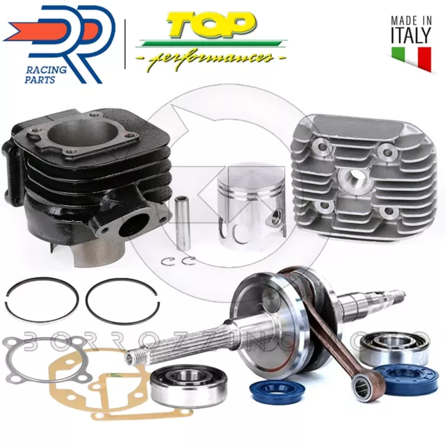 KIT GRUPPO TERMICO DR 70cc + ALBERO MOTORE CUSCINETTI TOP YAMAHA BW'S 50 2T