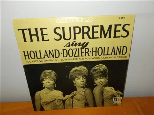 The Supremes Sing Holland / Dozier / Holland . Motown Record LP