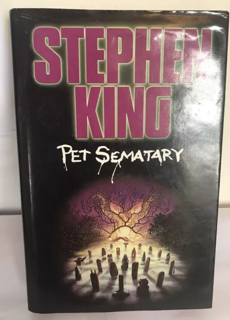 Vintage Stephen King Pet Sematary Hodder  Hardback Book