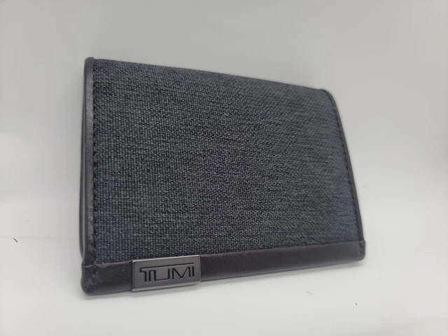 TUMI Alpha Ballistic Nylon Bi-Fold Tech/Phone Wallet, Card Holder With RFID