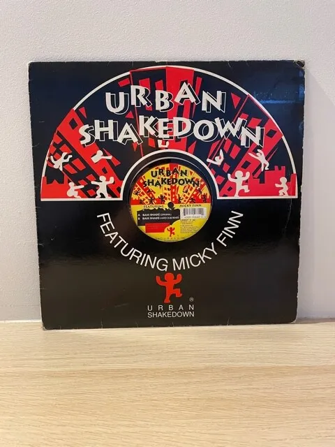 Urban Shakedown - Bass Shake 12" Old Skool Hardcore Vinyl 1992 Mickey Finn 92
