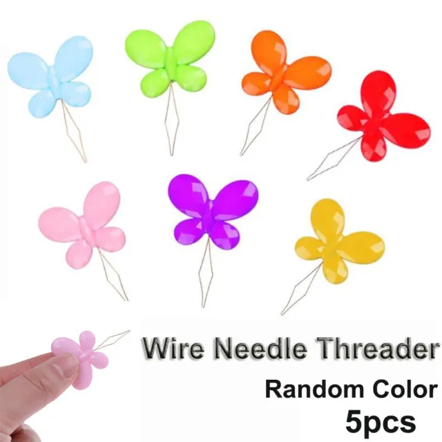 Needlework Sewing Accessories Needle Threader Insertion Tools Wire Threader