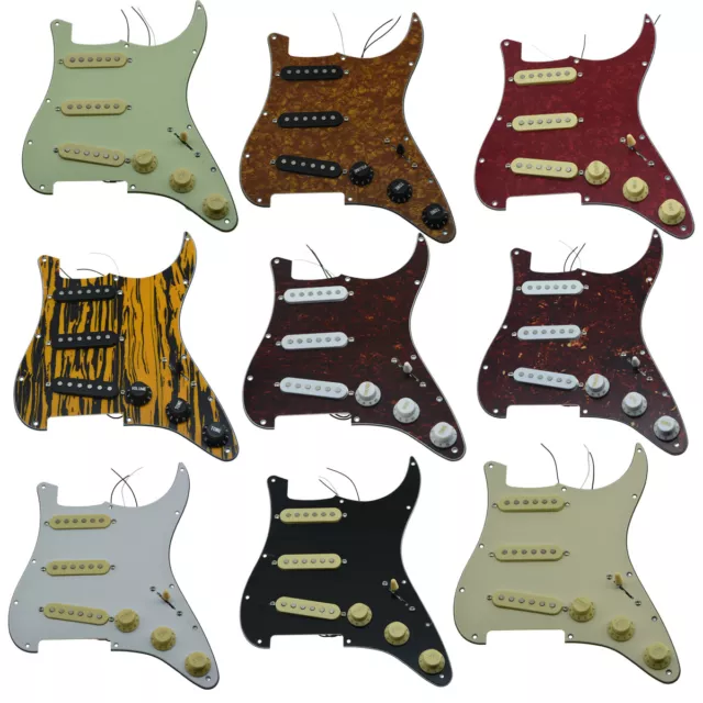 Various Loaded Strat Pickguard Prewired ST Pickguard with Ceramic Pickups 3