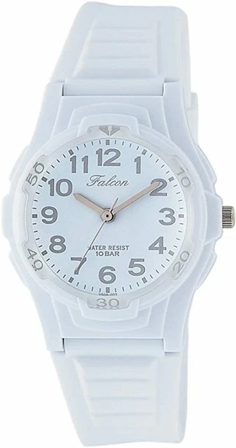 Citizen Q&Q Watch Analog Waterproof Urethane Belt VS06-003 White Gray VS06-002