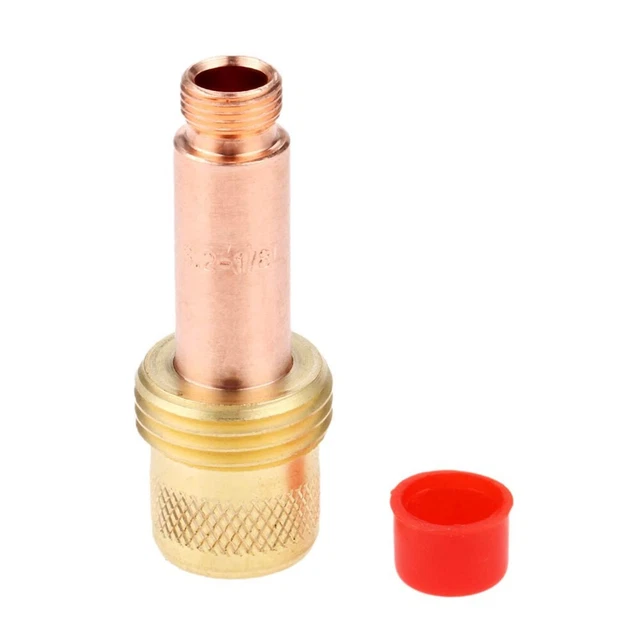 Torcia di saldatura corpo lente a gas TIG 1 pz 45V27 (1/8 pollici) alta qualità