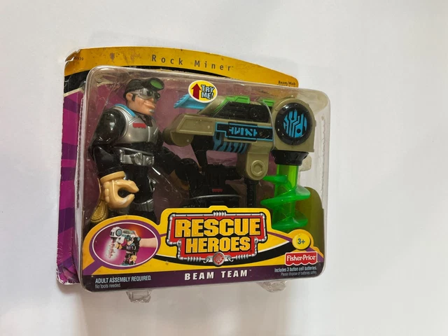 Bmmc Rescue Unit FISHER PRICE RESCUE Heroes Beam Team Rock Miner Mobile Response Unit ...