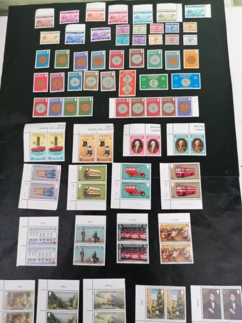 Guernsey  U/M Mint Stamp Collection (D) , Inc Strips, Sets  , High Values,