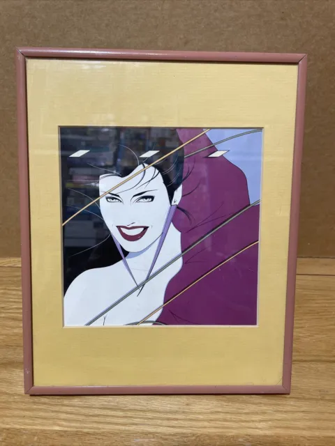Patrick Nagel Rio Classic Visions Collection framed Duran Duran cover  8” X 10”
