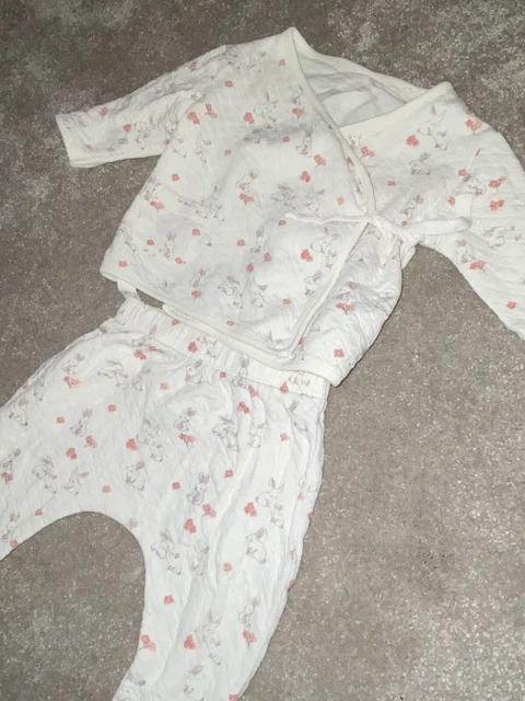Baby Girls Next White Detailed Outfit Tracksuit Size 0-3 Months