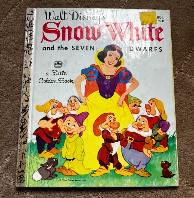 A LITTLE GOLDEN Book Walt Disneys Snow White and the