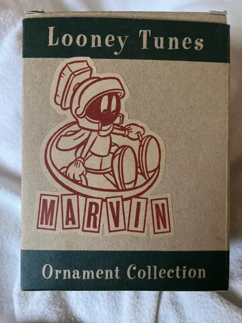 Looney Tunes Marvin The Martian Christmas Ornament Original Box 1994 Warner Bros