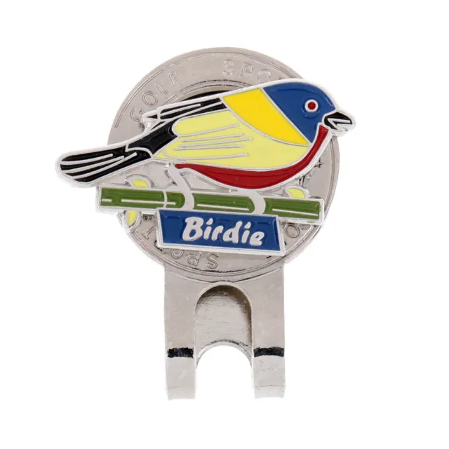 Stabile Vivid Bird Design Magnetisierte Hut Kappe   Golf Ball Marker