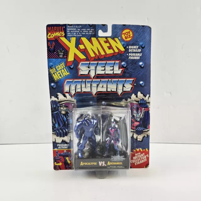 Apocalypse vs. Archangel ToyBiz X-Men Steel Mutants Marvel Action Figure