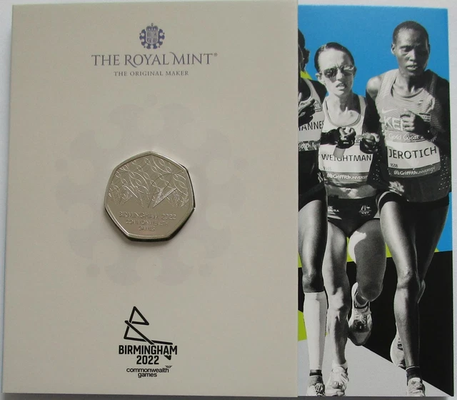 United Kingdom 50 Pence 2022 Commonwealth Games in Birmingham BU