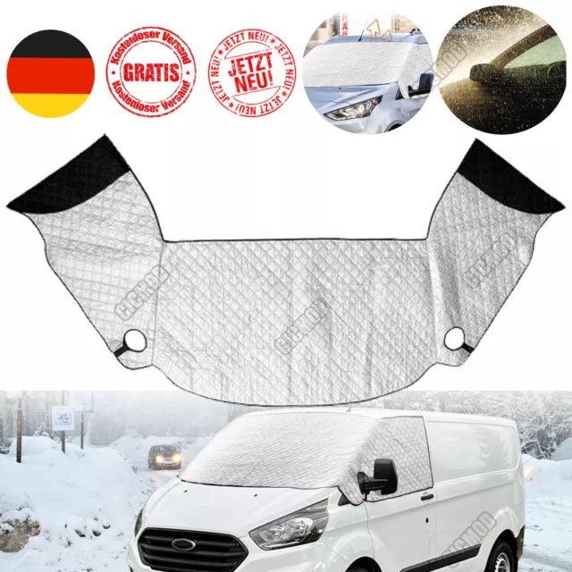 Für Ford Transit Custom Thermomatte Frontscheiben Abdeckung Frost Staub Schutz