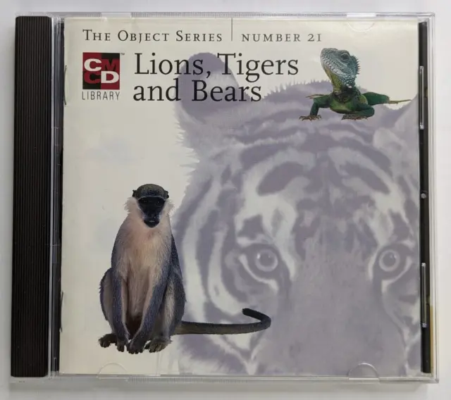 PhotoDisc Object Series 21, Lions Tigers and Bears CD fotos de stock libres de regalías