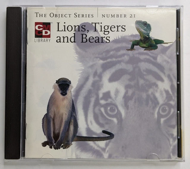 PhotoDisc Object Series 21, Lions Tigers and Bears CD Royalty-Free Stock Photos