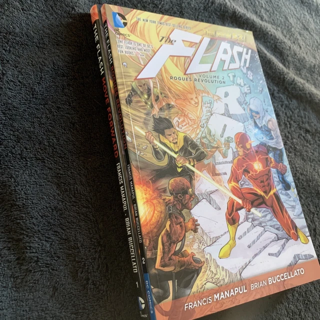 THE FLASH Vol 1 (HC) & Vol 2 (PB) Dc Comic Graphic Novel