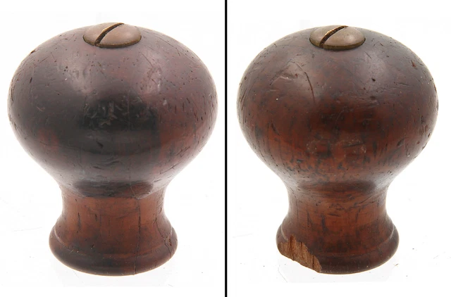 Orig. Rosewood Beaded Front Knob for Stanley No. 3 Plane, Type 2 -mjdtoolparts