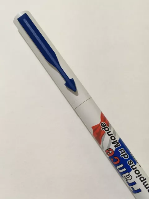 Parker Vector France 98 World Cup Blue Trim Rollerball Pen-Uk-Blue Ink. 2