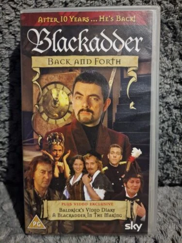 Blackadder Back And Forth - PAL VHS Video Tape Rowan Atkinson Stephen Fry - VHS
