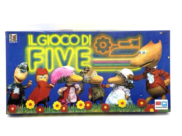 IL GIOCO DI FIVE EG EDITRICE GIOCHI Gioco da tavolo Vintage