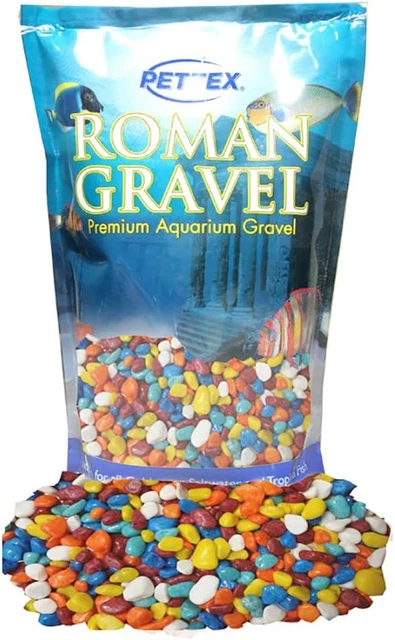 Pettex ghiaia romana acquatica 2 kg ciottoli arcobaleno