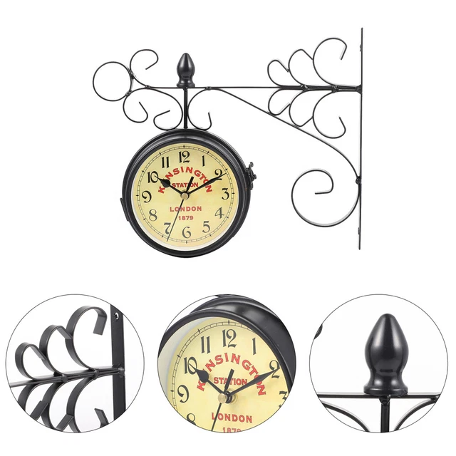 Double Sided Clock Chandelier Clock Wall Clock The Mediterranean Seaside