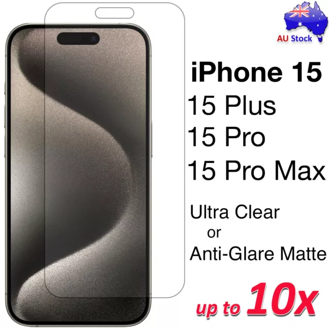 Premium Clear | Anti-Glare Matte Screen Protector Film for iPhone 15 Pro Max 14