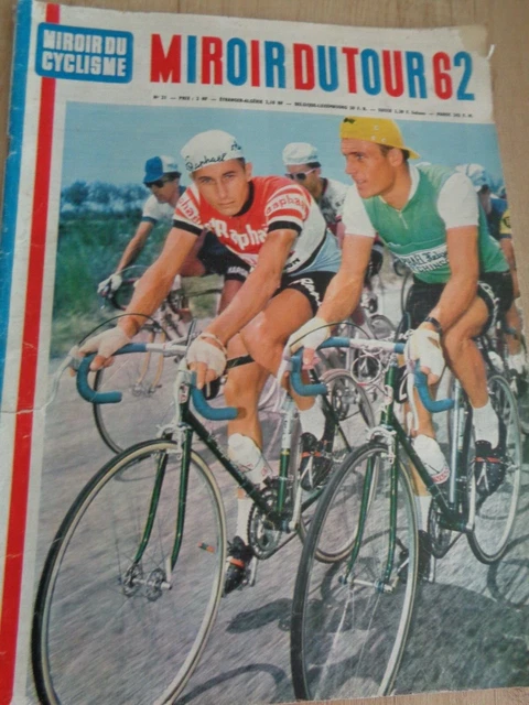 cycling tour de France mirror cycling poster vintage 60s
