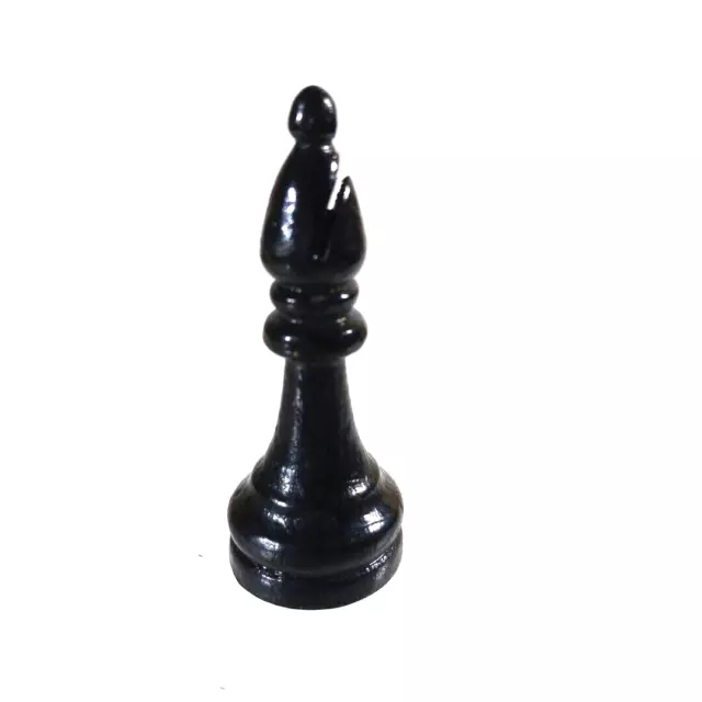 Regence Regency Single Black Bishop Chess Piece Turned Wood 55mm