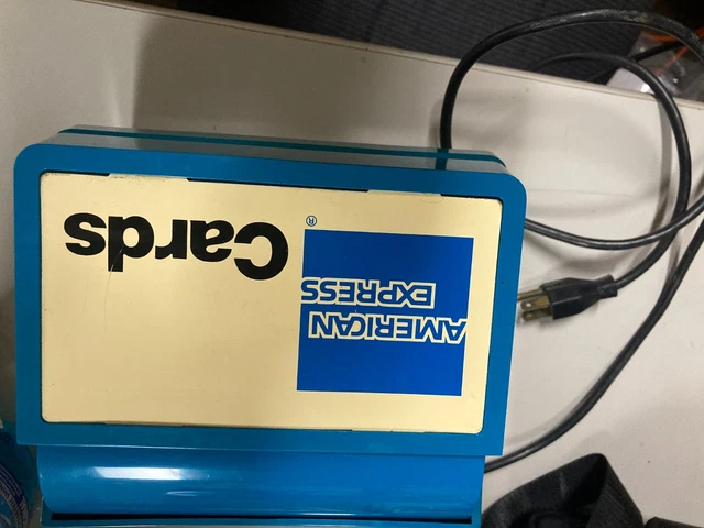 Vintage American Express AMEX Credit Card Imprinter Machine