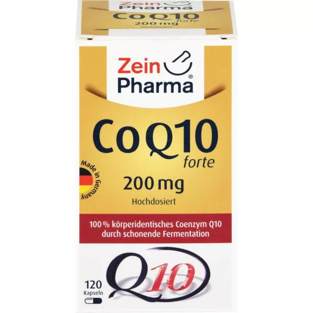 ZeinPharma Coenzym Q10 forte 200 mg Kapseln, 120 St. Kapseln 11235551