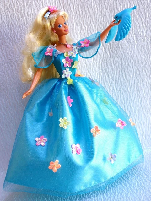 Barbie Tenue Songbird 1995 - Cheveux Pailletés - Très Bon état - Mattel