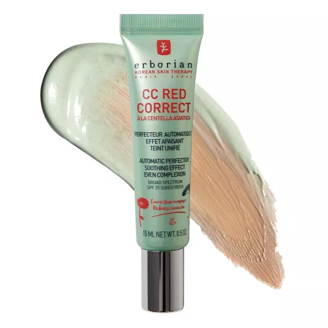 Erborian CC Red Correct mit Centella Asiatica – Color Correcting und Anti-Rötung