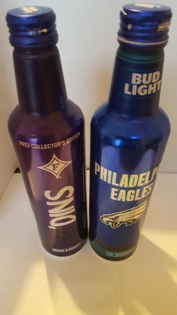 Bud Light *Philadelphia Eagles 2020 & Furman Paladins 2022. Empty  16Oz Aluminum