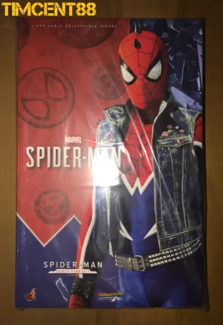 Ready! Hot Toys VGM32 Marvel's Spider-Man (Spider-Punk Suit) 1/6 Figure New