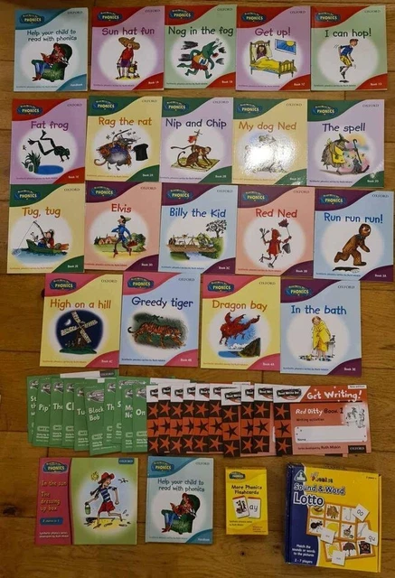 READ WRITE INC Phonics Bundle: 19 books, Flashcards, 20 Story/Workbooks ...