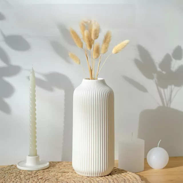 Keramik Vase für Dekoration Minimalistische Deko Moderne Heimdekoration Weiße